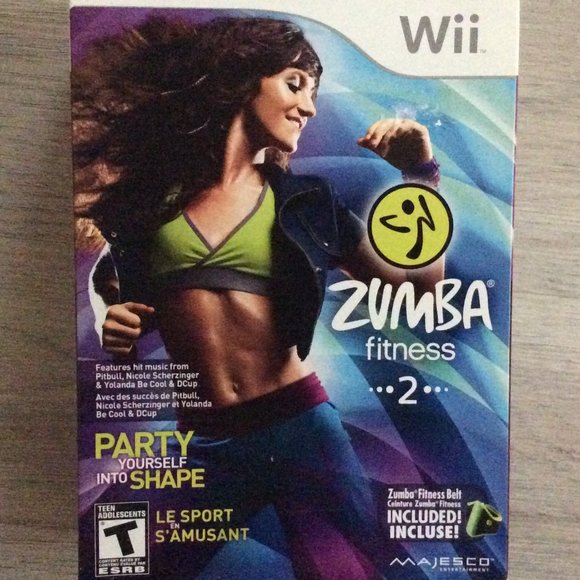 Nintendo Other - Zumba Fitness 2 | Wii Standard including Fitness Belt | Original Packaging